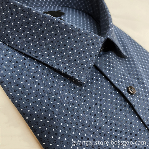 Mini print cvc shirt for mens
